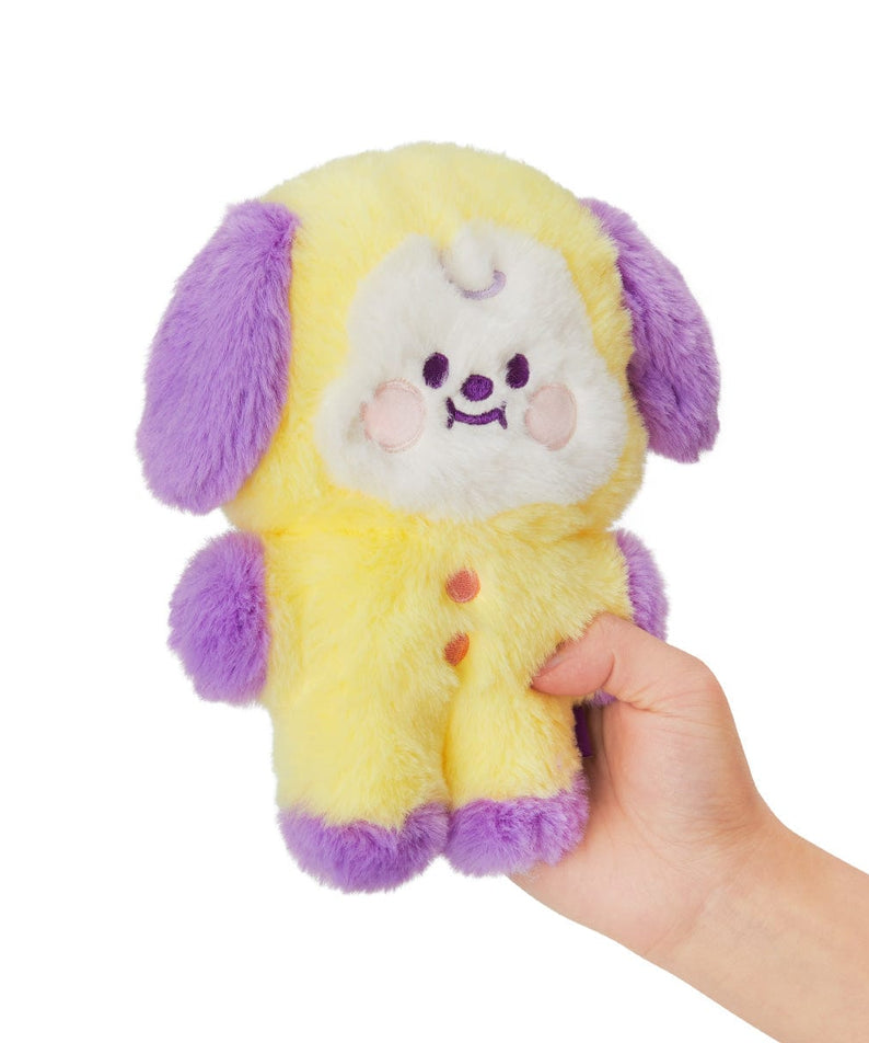 BT21 BABY CHIMMY FLAT FUR STANDING DOLL PURPLE HEART EDITION