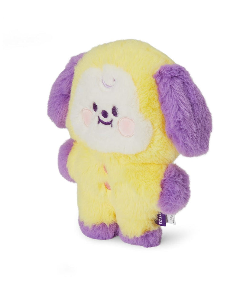 BT21 BABY CHIMMY FLAT FUR STANDING DOLL PURPLE HEART EDITION