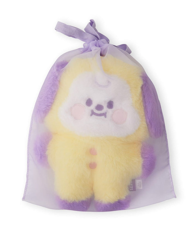 BT21 BABY CHIMMY FLAT FUR STANDING DOLL PURPLE HEART EDITION