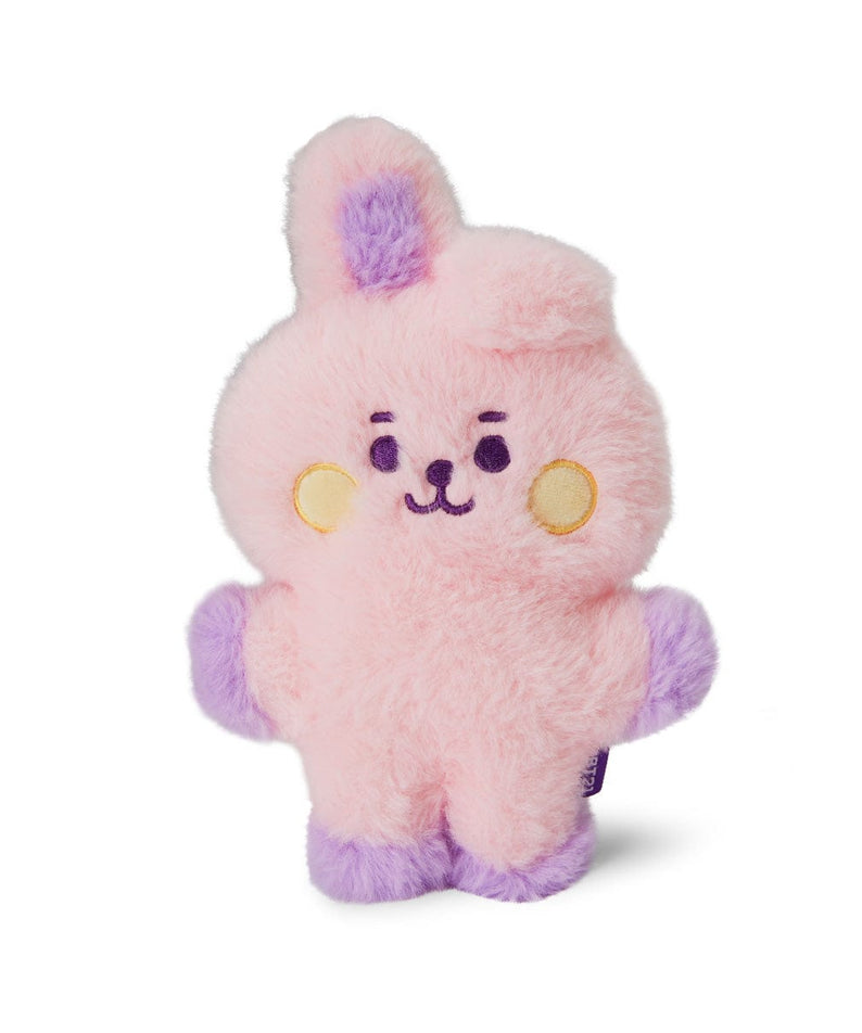 BT21 BABY COOKY FLAT FUR STANDING DOLL PURPLE HEART EDITION