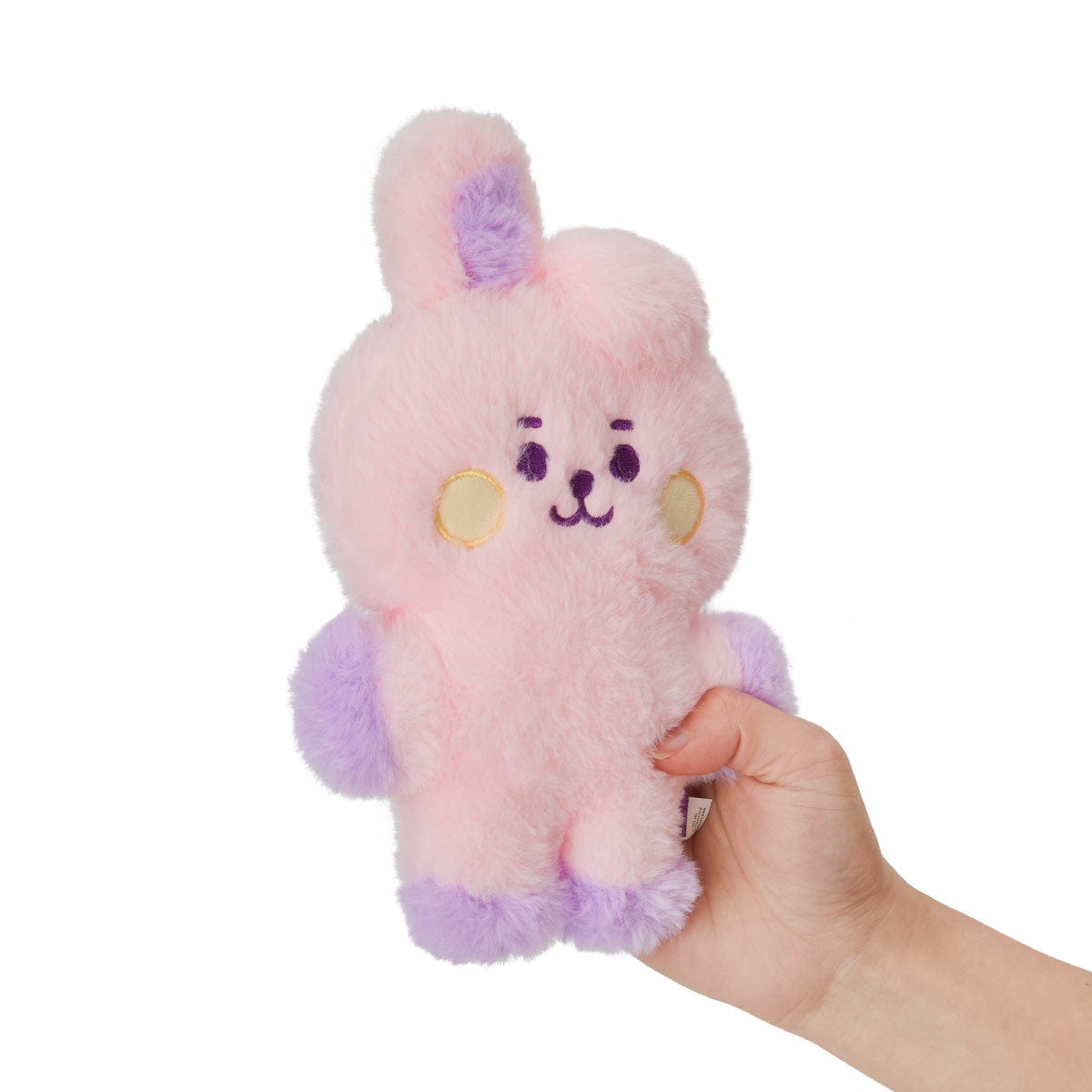 BT21 BABY COOKY FLAT FUR STANDING DOLL PURPLE HEART EDITION
