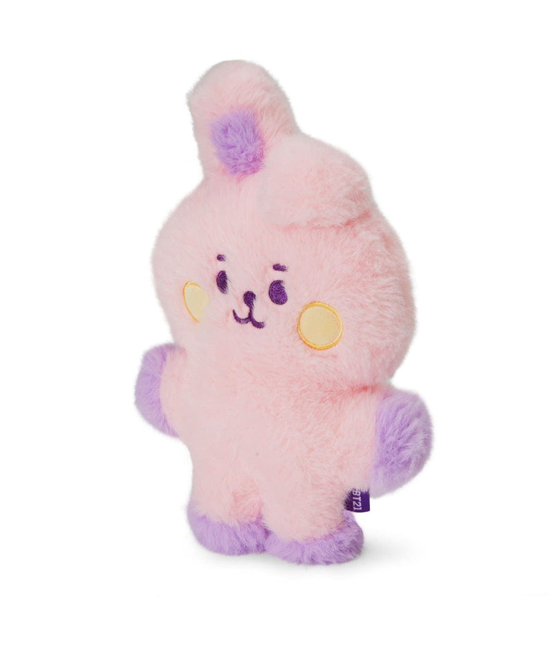 BT21 BABY COOKY FLAT FUR STANDING DOLL PURPLE HEART EDITION
