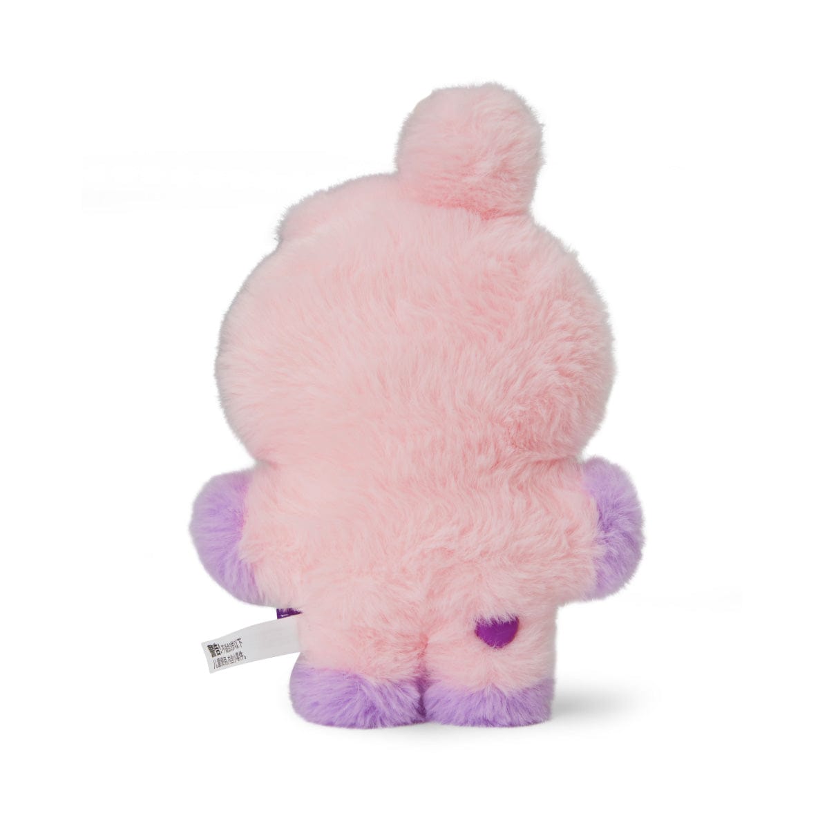 BT21 BABY COOKY FLAT FUR STANDING DOLL PURPLE HEART EDITION