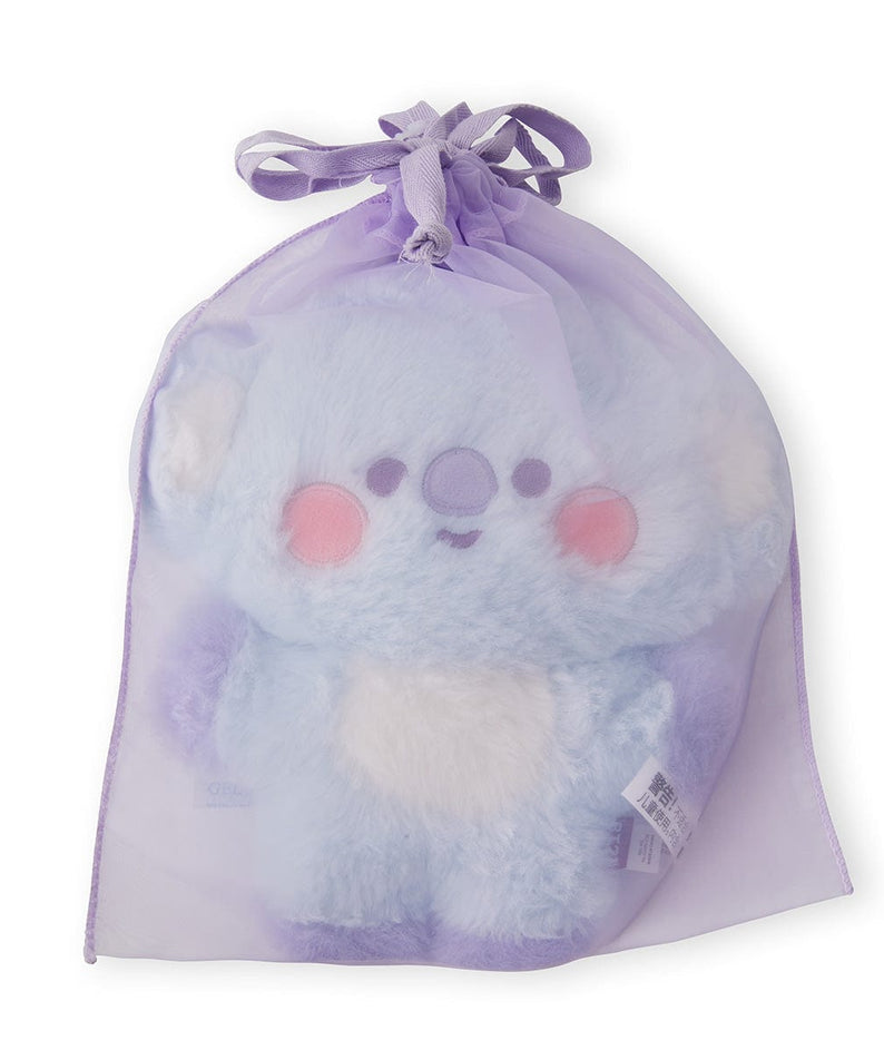 BT21 BABY KOYA FLAT FUR STANDING DOLL PURPLE HEART EDITION