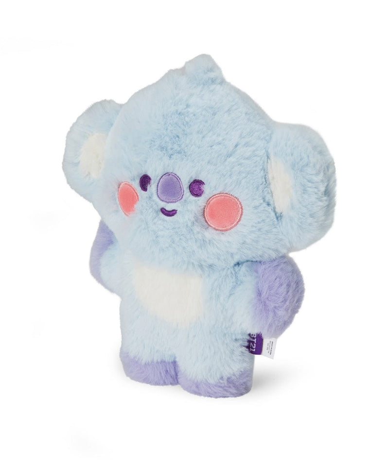 BT21 BABY KOYA FLAT FUR STANDING DOLL PURPLE HEART EDITION