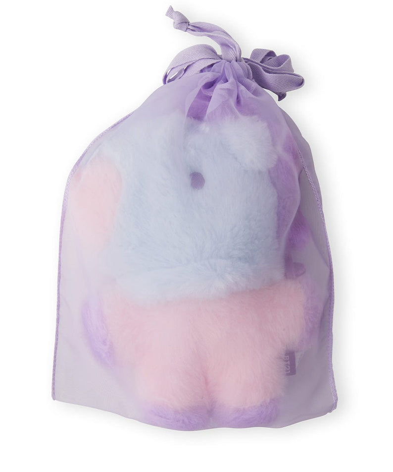 BT21 BABY MANG FLAT FUR STANDING DOLL PURPLE HEART EDITION