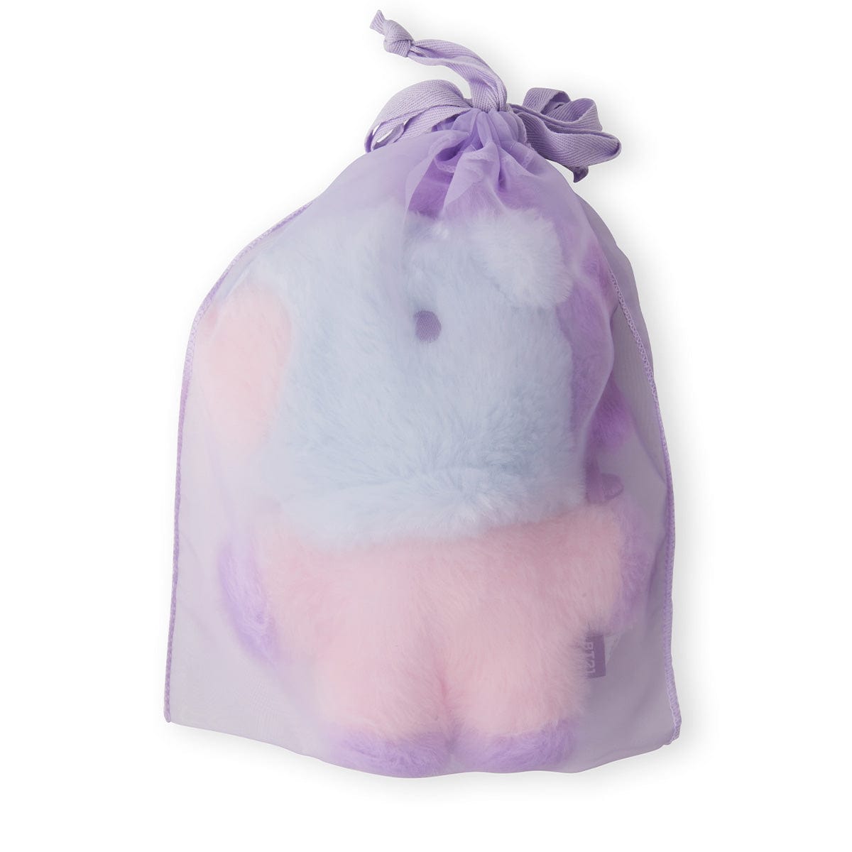 BT21 BABY MANG FLAT FUR STANDING DOLL PURPLE HEART EDITION