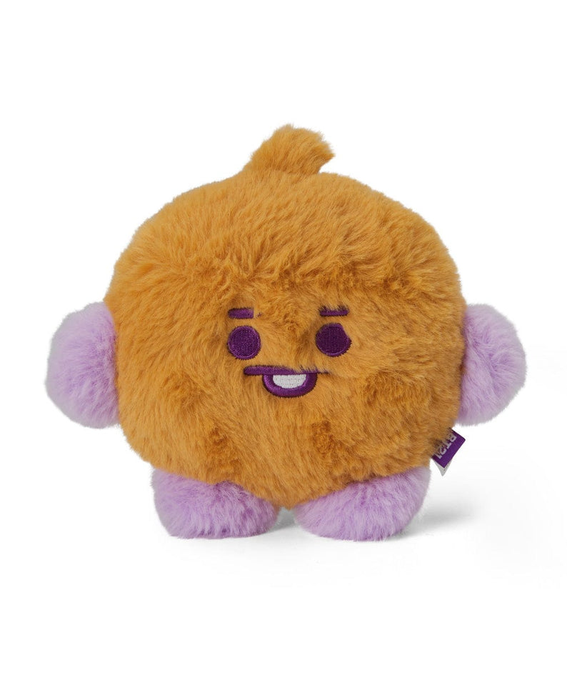 BT21 BABY SHOOKY FLAT FUR STANDING DOLL PURPLE HEART EDITION