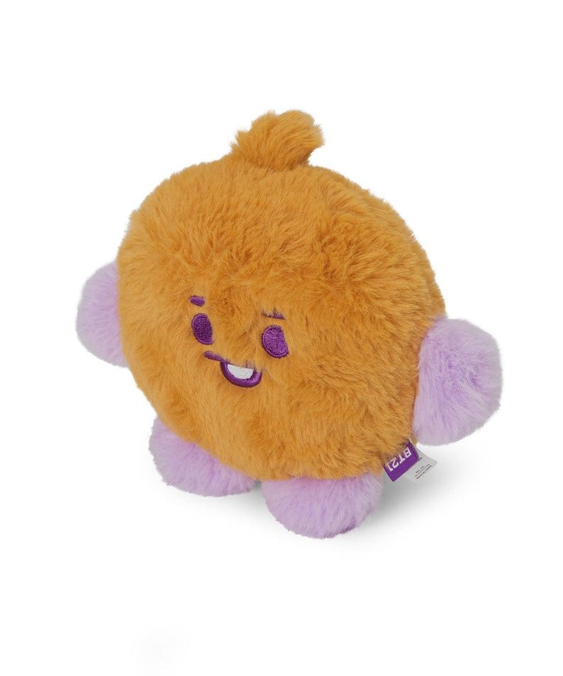 BT21 BABY SHOOKY FLAT FUR STANDING DOLL PURPLE HEART EDITION