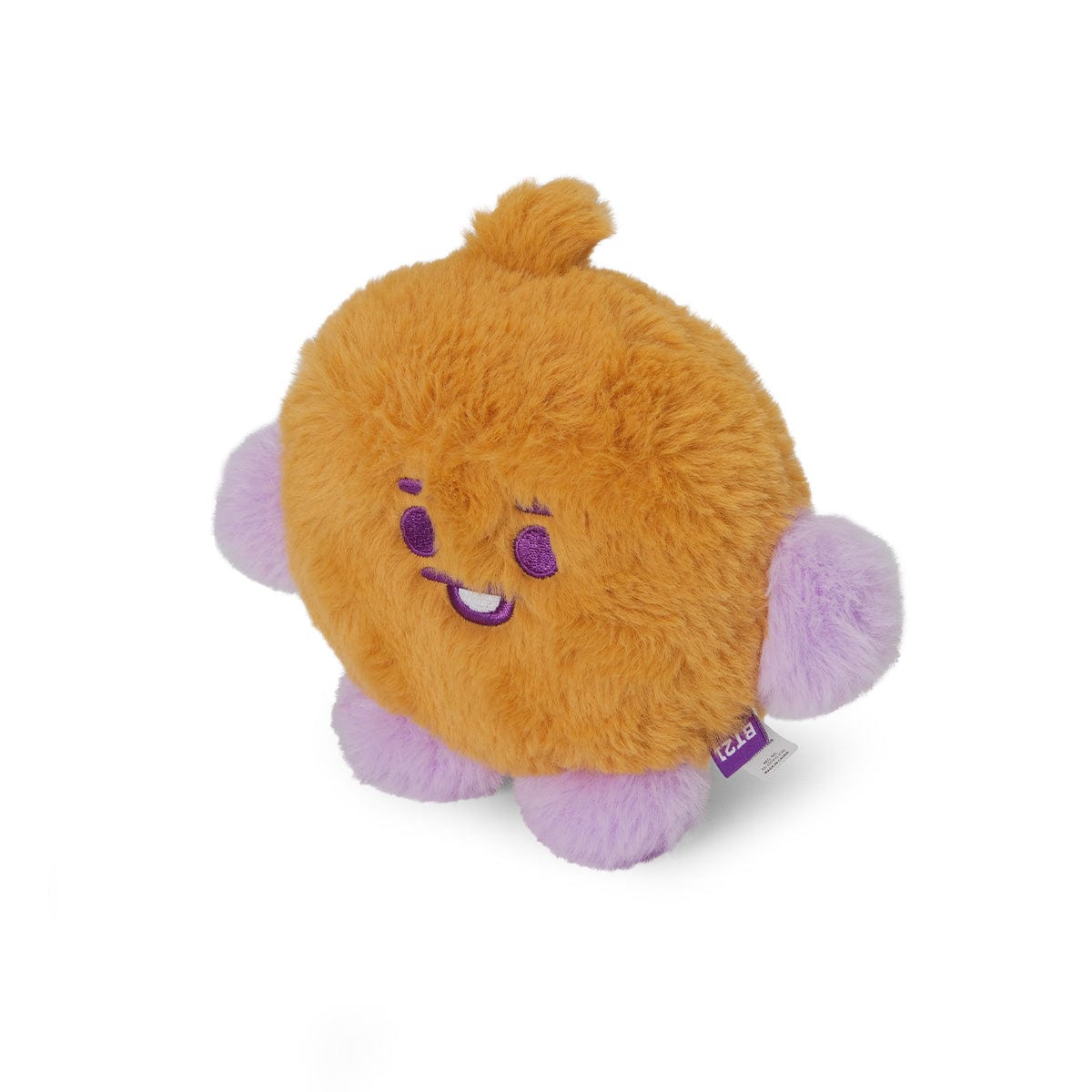 BT21 BABY SHOOKY FLAT FUR STANDING DOLL PURPLE HEART EDITION