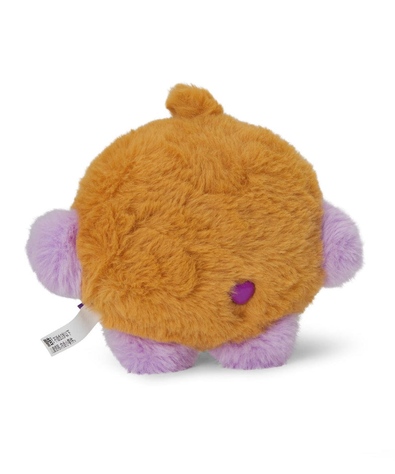 BT21 BABY SHOOKY FLAT FUR STANDING DOLL PURPLE HEART EDITION