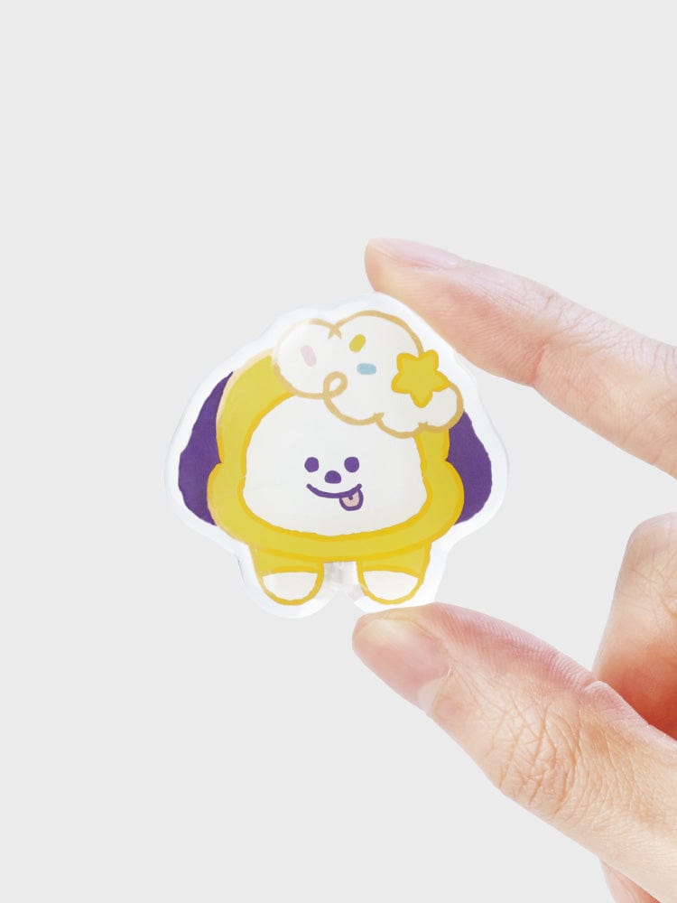 BT21 CHIMMY ACRYLIC MAGNETIC CLIP ON THE CLOUD EDITION