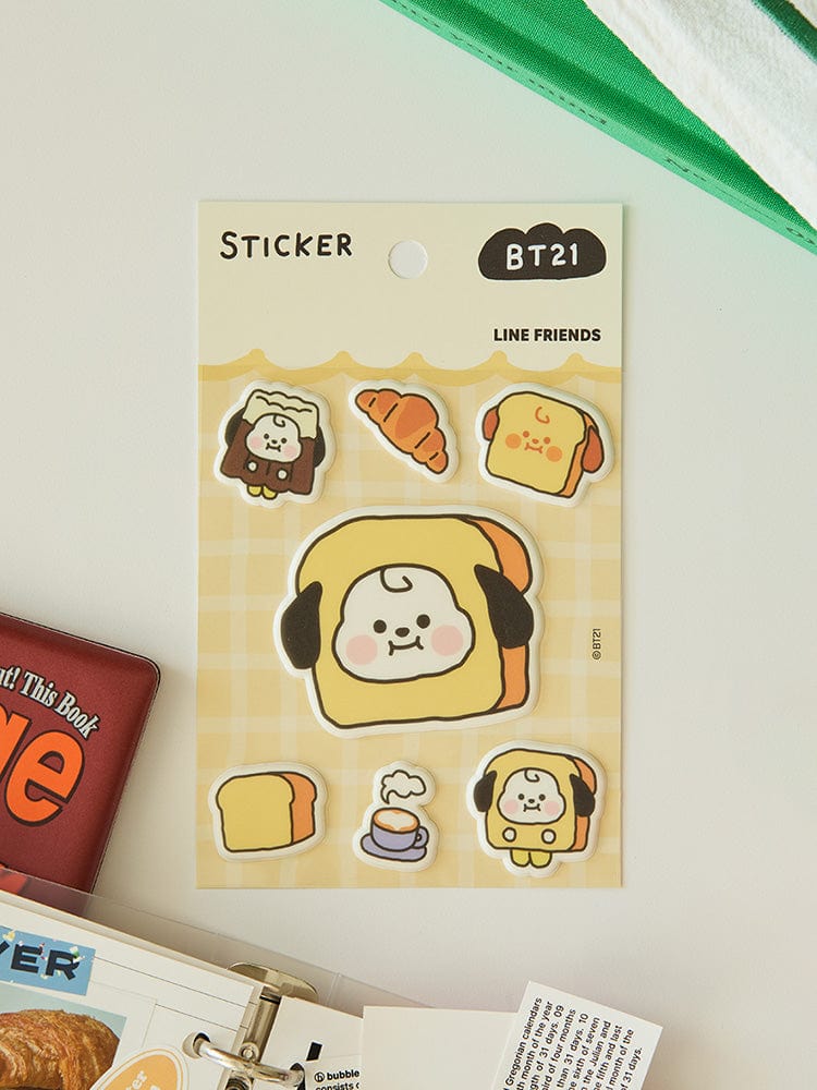 BT21 CHIMMY BABY STICKERS BAKERY SHOP