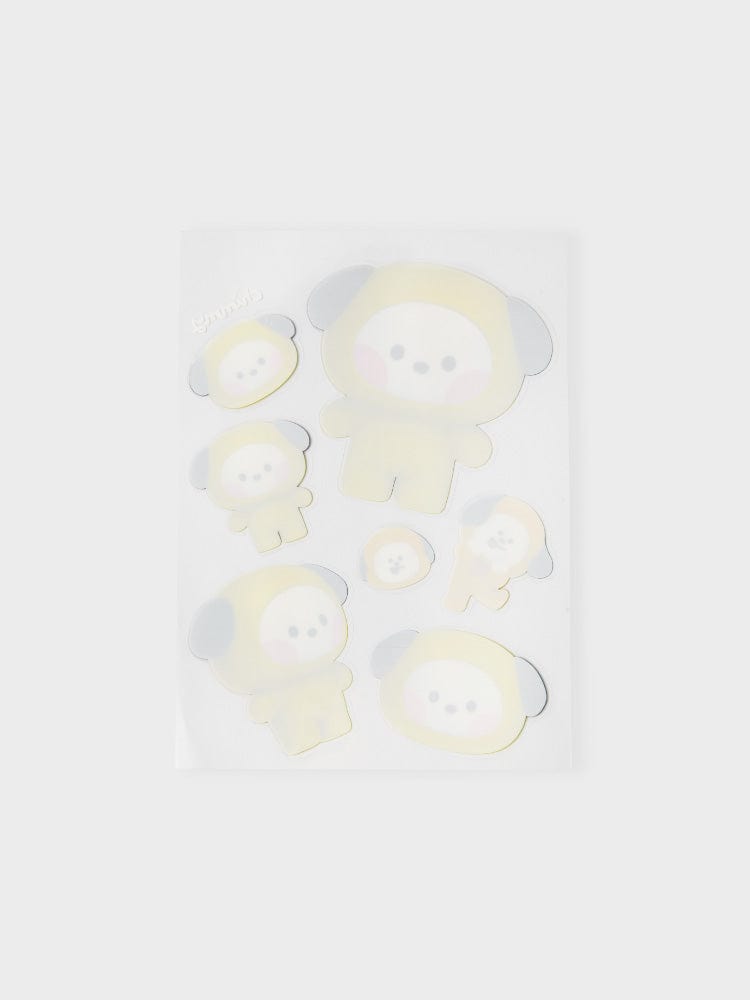 BT21 CHIMMY REMOVABLE STICKERS BIG & TINY EDITION