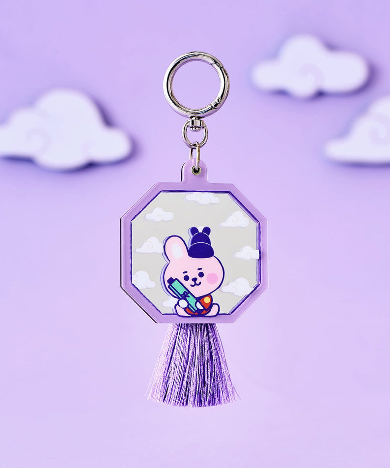 BT21 COOKY BABY MIRROR KEYRING K-EDITION ver.2