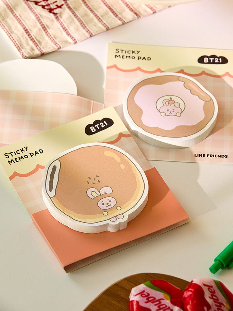 BT21 COOKY BABY STICKY MEMO NOTEPADS BAKERY SHOP