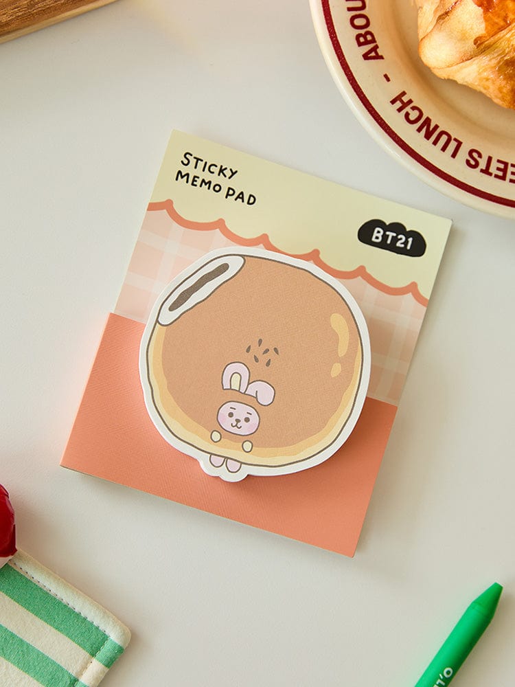 BT21 COOKY BABY STICKY MEMO NOTEPADS BAKERY SHOP