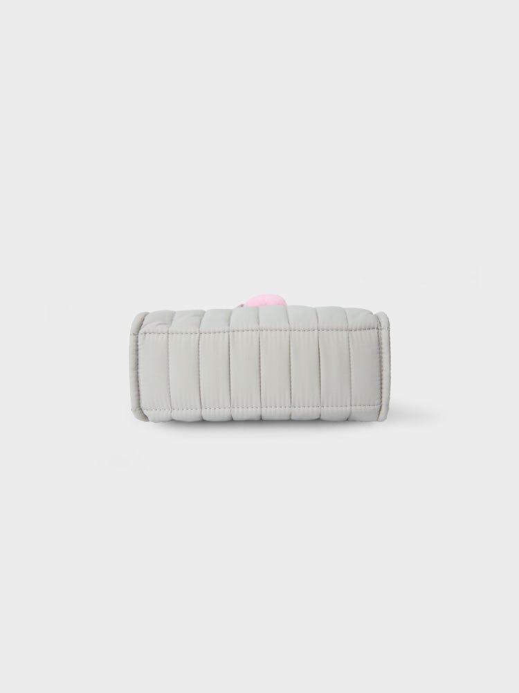 BT21 COOKY QUILTED BAG WITH FACE PLUSH BADGE WINTER EDITION