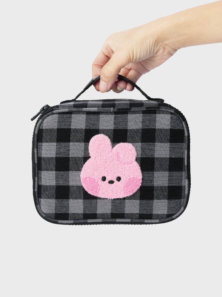 BT21 COOKY minini CHECKERED POUCH BASIC