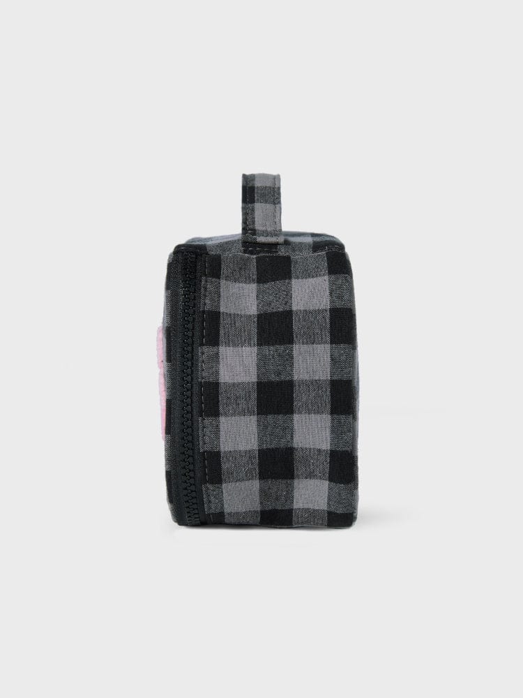 BT21 COOKY minini CHECKERED POUCH BASIC