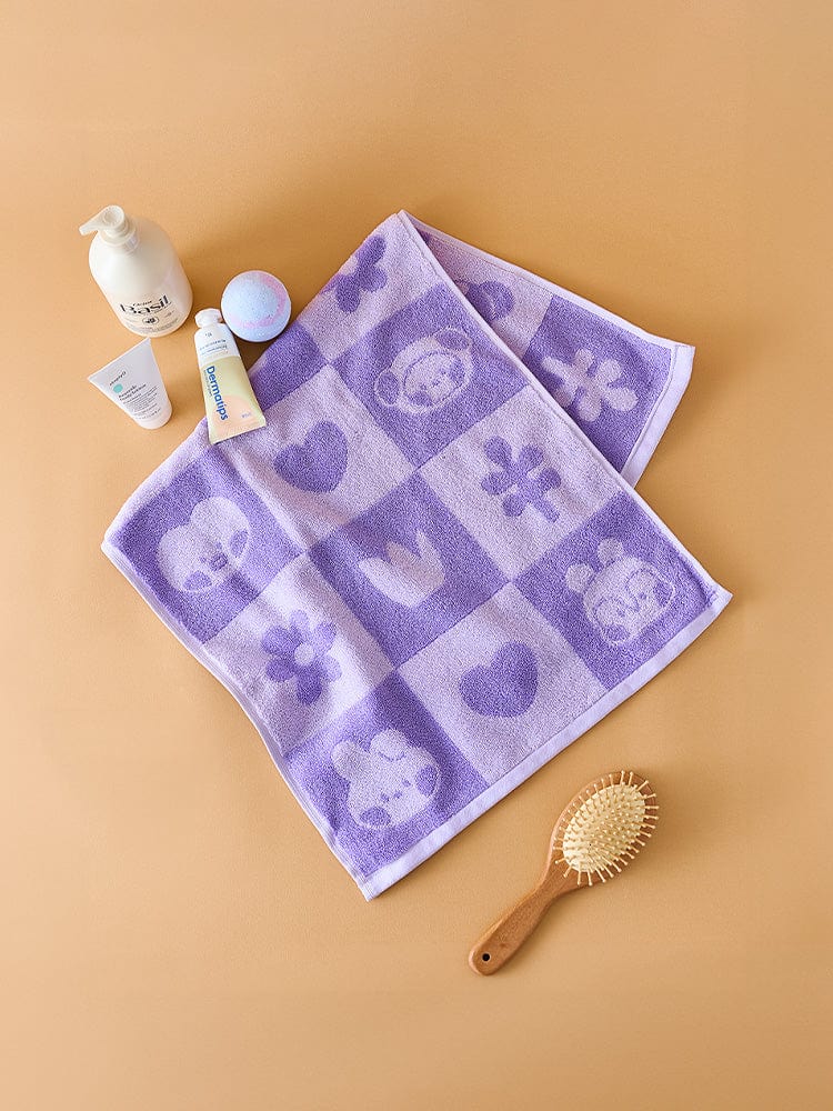 BT21 FACE TOWEL GIFT SET (2PCS) DAILY BASIC