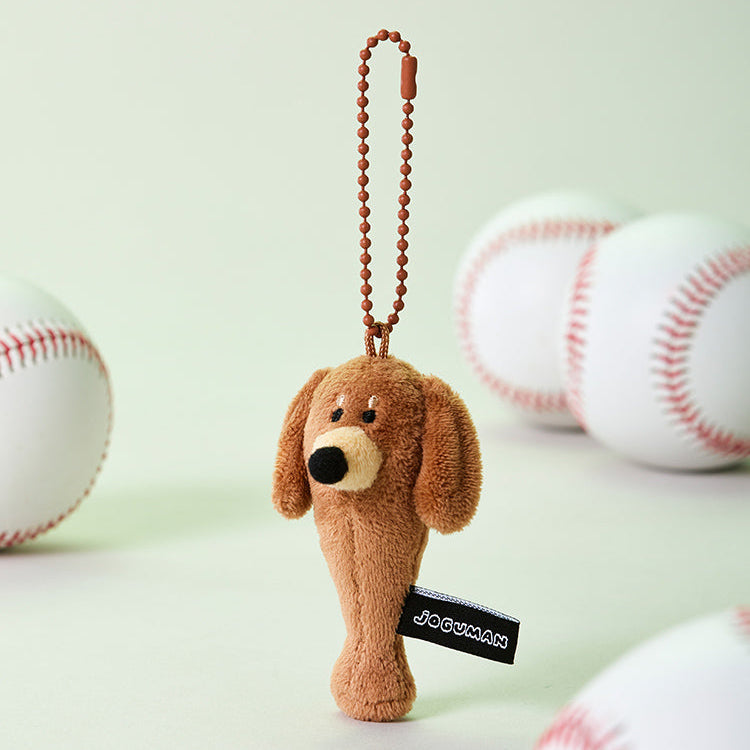 BT21 Jo Gu-Man Woody Baseball Bat Doll Keychain