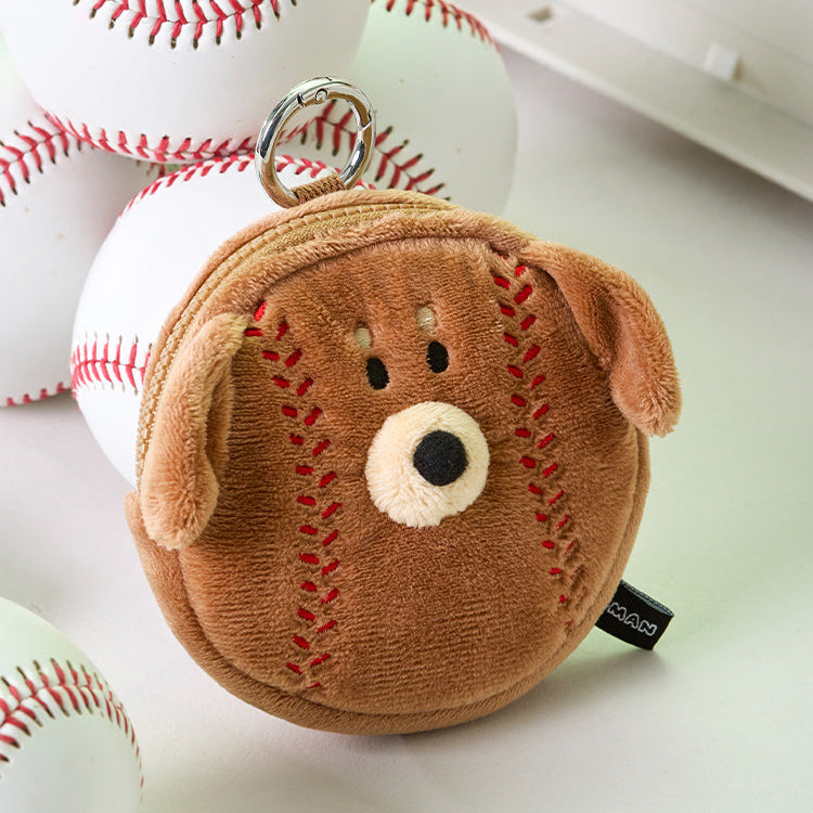 BT21 Joguman Woody Baseball Mini Pouch