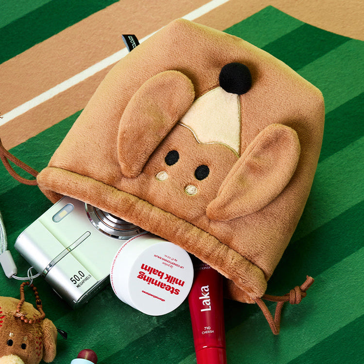 BT21 Joguman Woody Baseball String Pouch