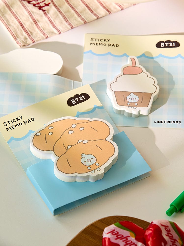 BT21 Koya Baby Sticky Memo Notepads Bakery Shop