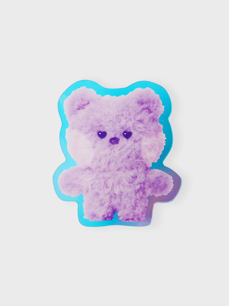 BT21 Koya Minini Acrylic Magnetic Clip Purple Of Wish Edition