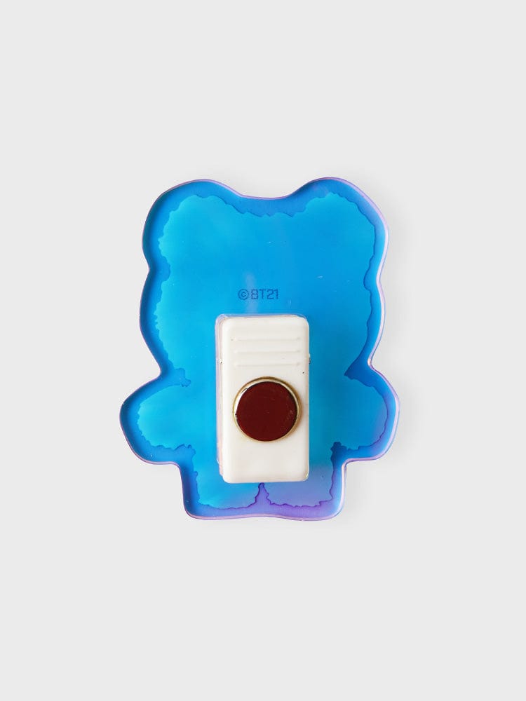 BT21 KOYA minini ACRYLIC MAGNETIC CLIP PURPLE OF WISH EDITION