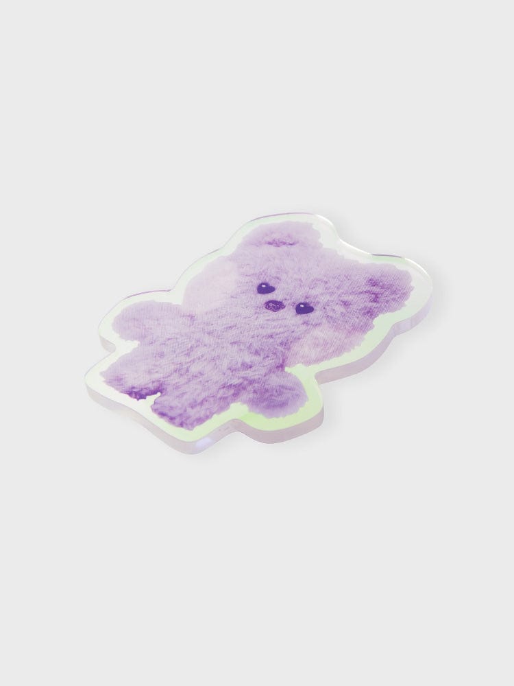 BT21 KOYA minini ACRYLIC MAGNETIC CLIP PURPLE OF WISH EDITION