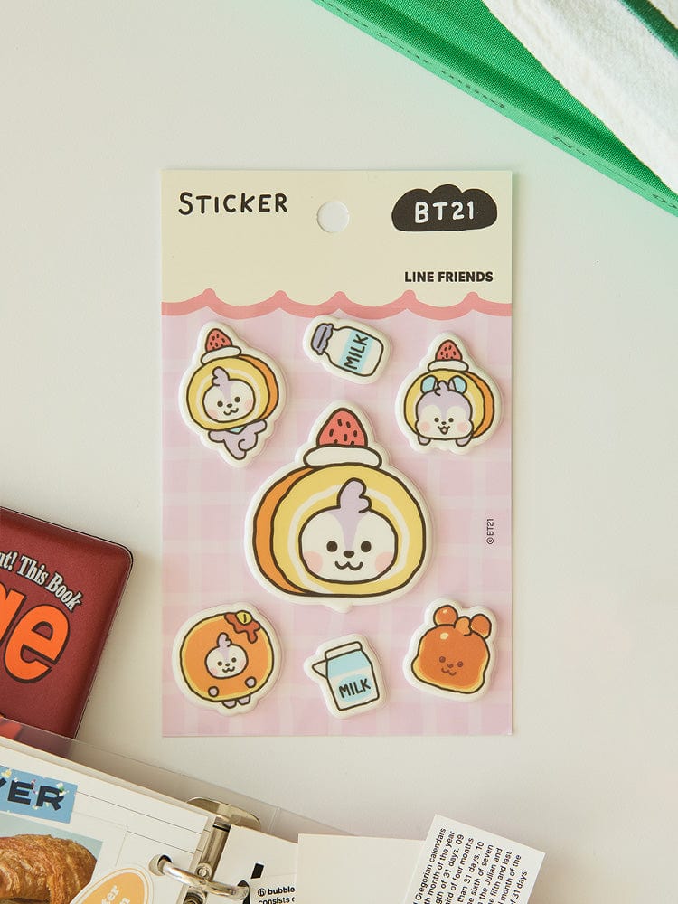 BT21 MANG BABY STICKERS BAKERY SHOP