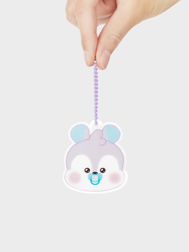 BT21 MANG NEWBORN BABY LENTICULAR 3D KEYRING