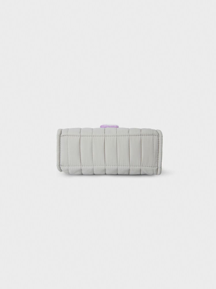 BT21 MANG QUILTED BAG WITH FACE PLUSH BADGE WINTER EDITION