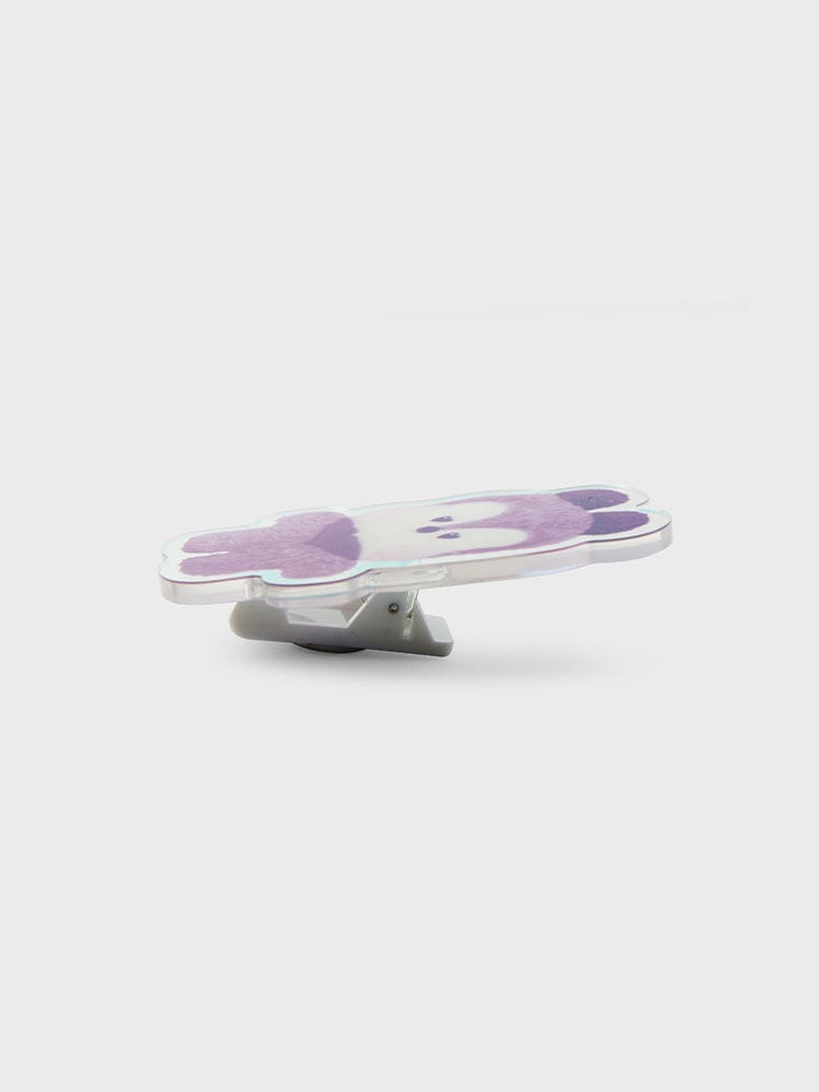 BT21 MANG minini ACRYLIC MAGNETIC CLIP PURPLE OF WISH EDITION