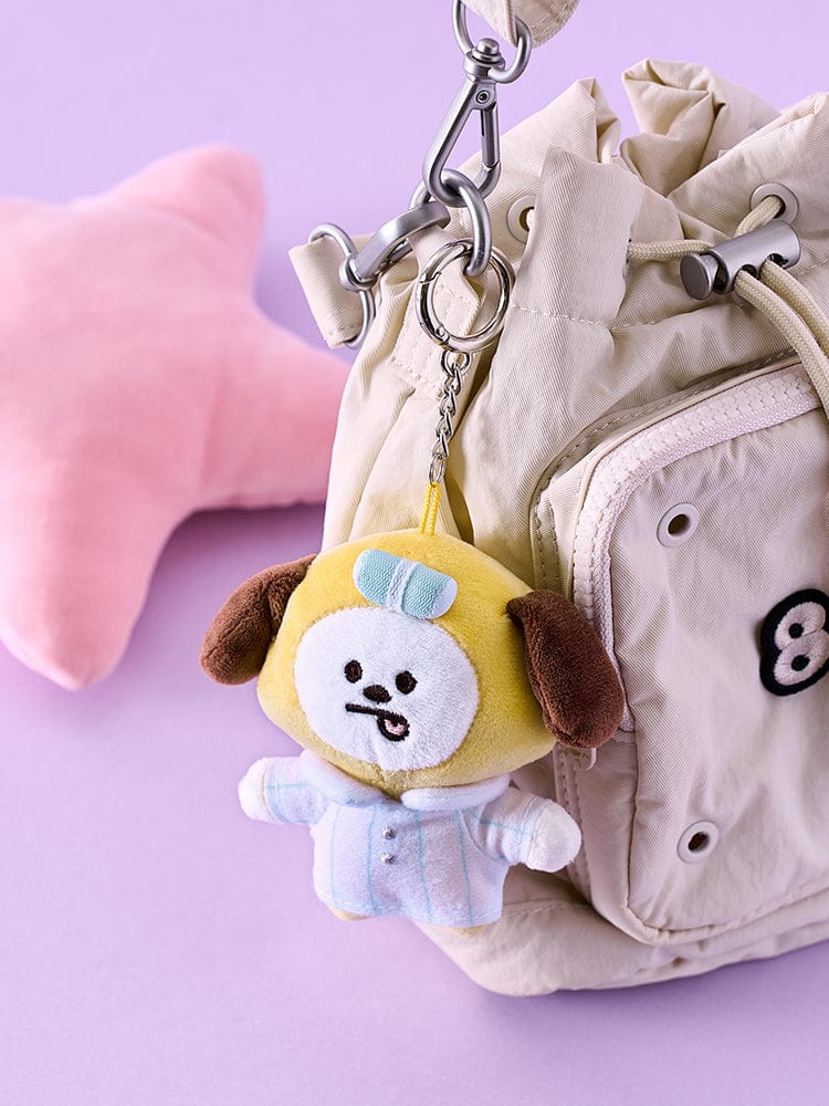 BT21 NEW BASIC CHIMMY PAJAMA PLUSH KEY RING