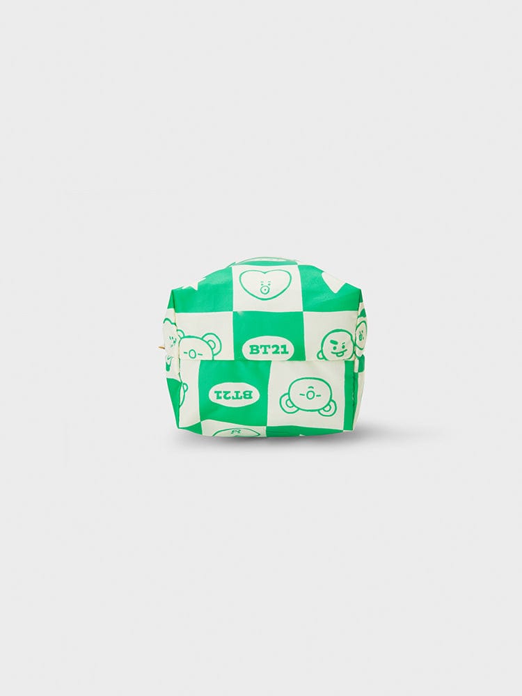 BT21 REUSABLE BOTTLE CARRIER GREEN 2023 F/W TRAVEL ACC. EDITION