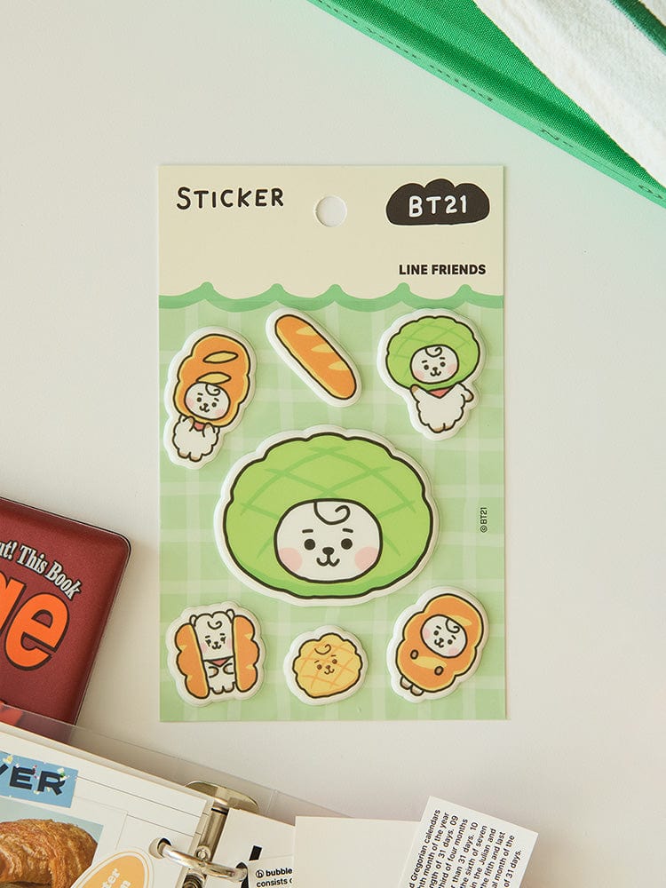 BT21 RJ BABY STICKERS BAKERY SHOP