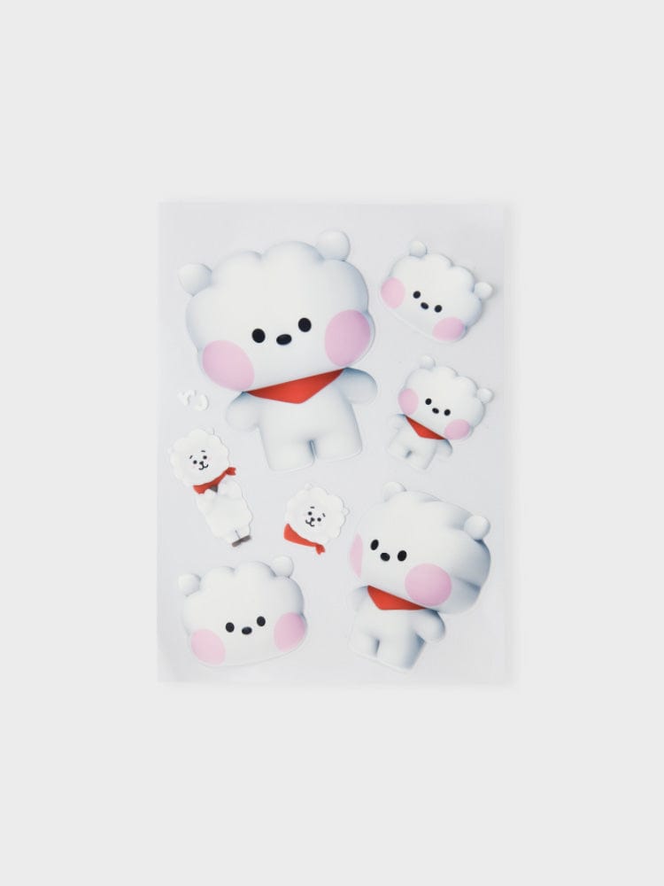 BT21 Rj リムーバブルステッカー ビッグ＆タイニーエディション