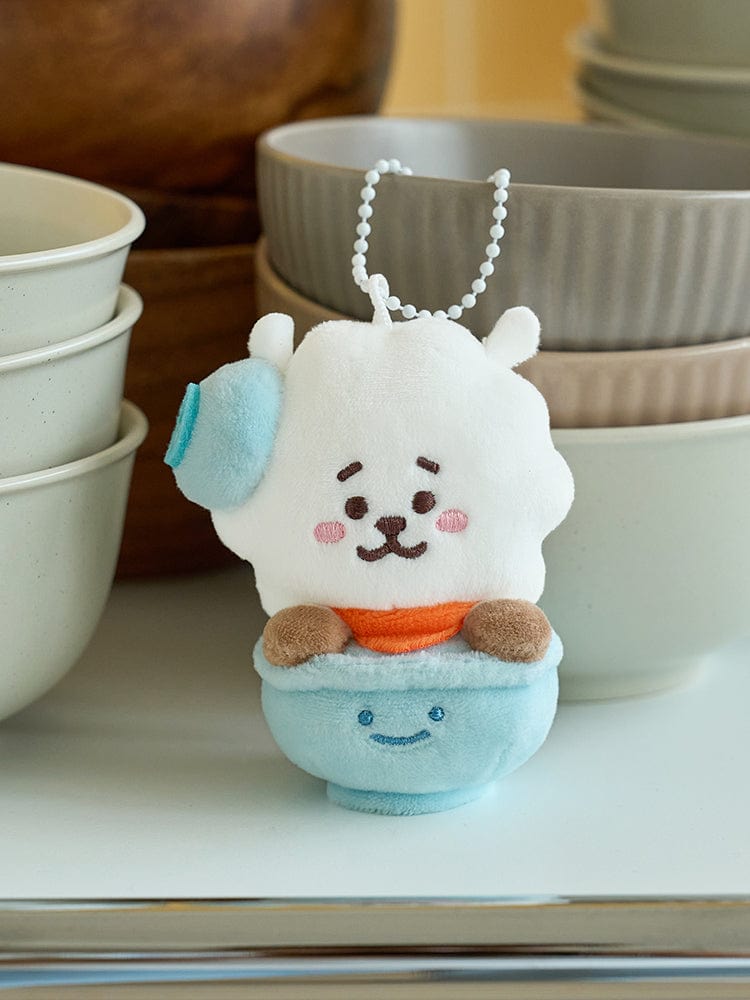 BT21 Rj Welcome Party Rice Bowl Doll Keyring (S)