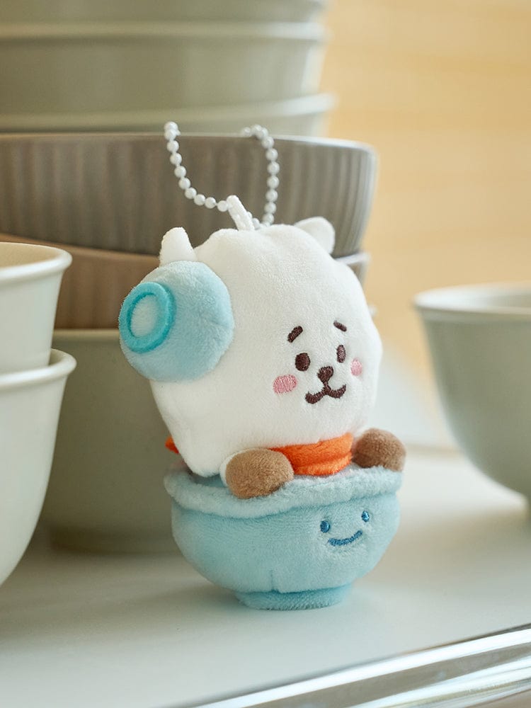 BT21 RJ WELCOME PARTY RICE BOWL DOLL KEYRING (S)