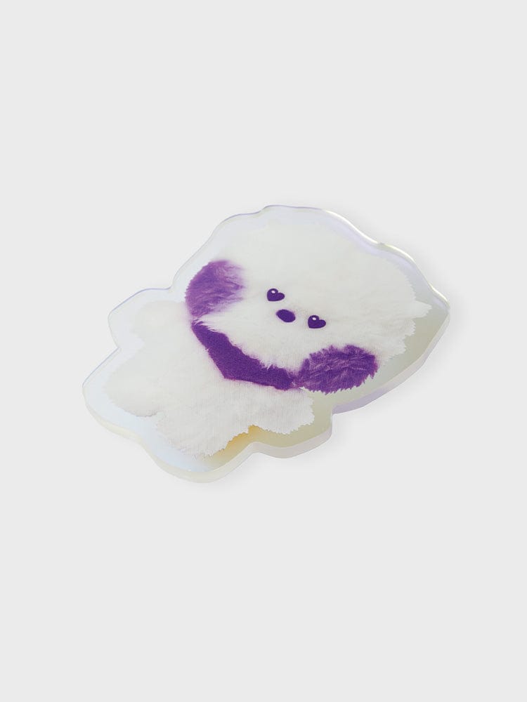 BT21 RJ minini ACRYLIC MAGNETIC CLIP PURPLE OF WISH EDITION