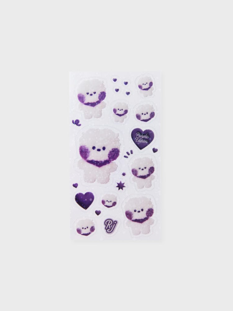 BT21 Rj Minini Stickers Purple Of Wish Edition