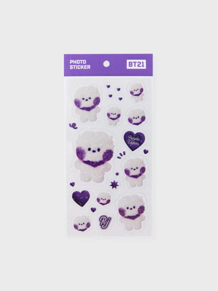 BT21 RJ minini STICKERS PURPLE OF WISH EDITION