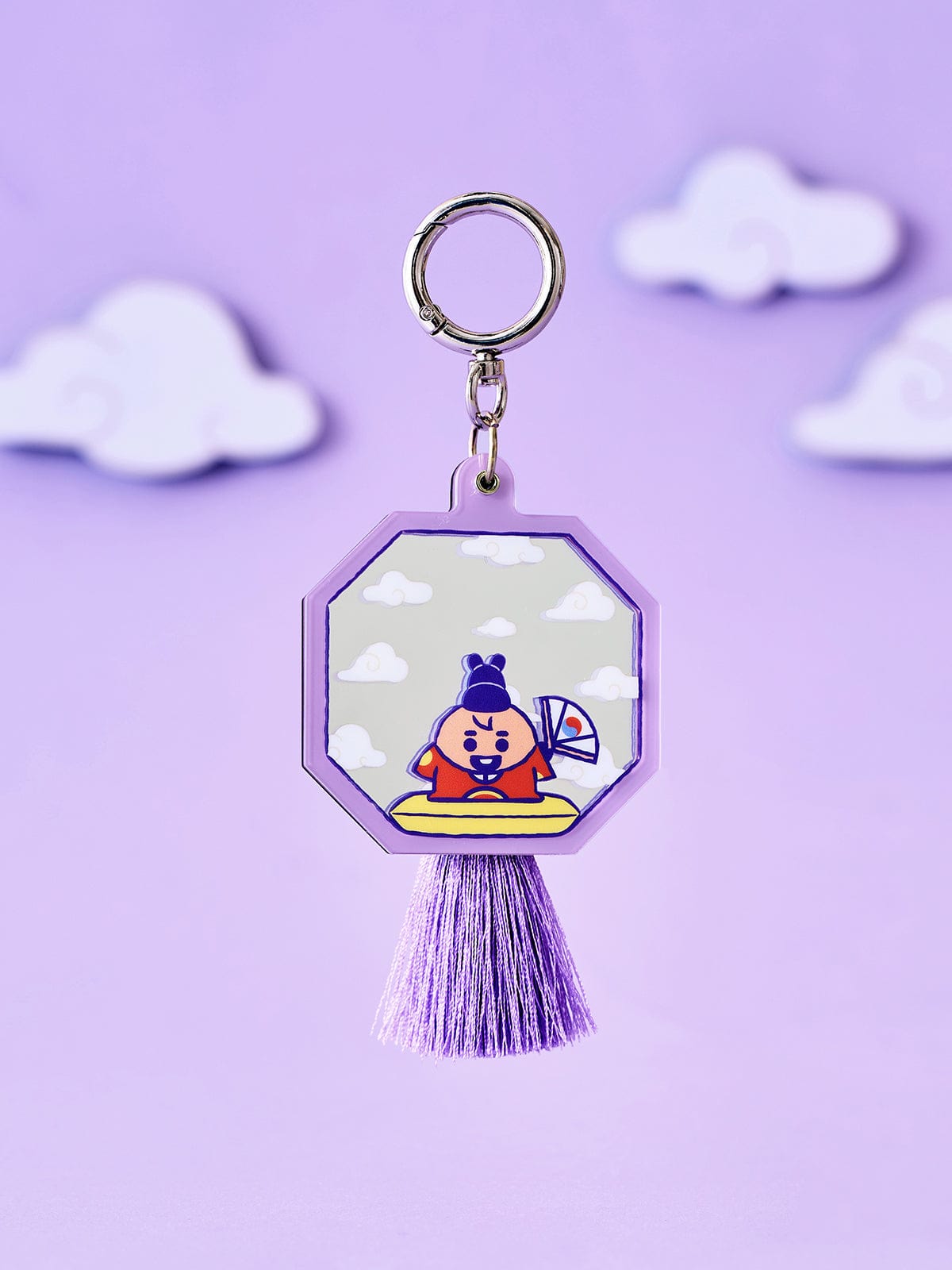 BT21 SHOOKY BABY MIRROR KEYRING K-EDITION ver.2