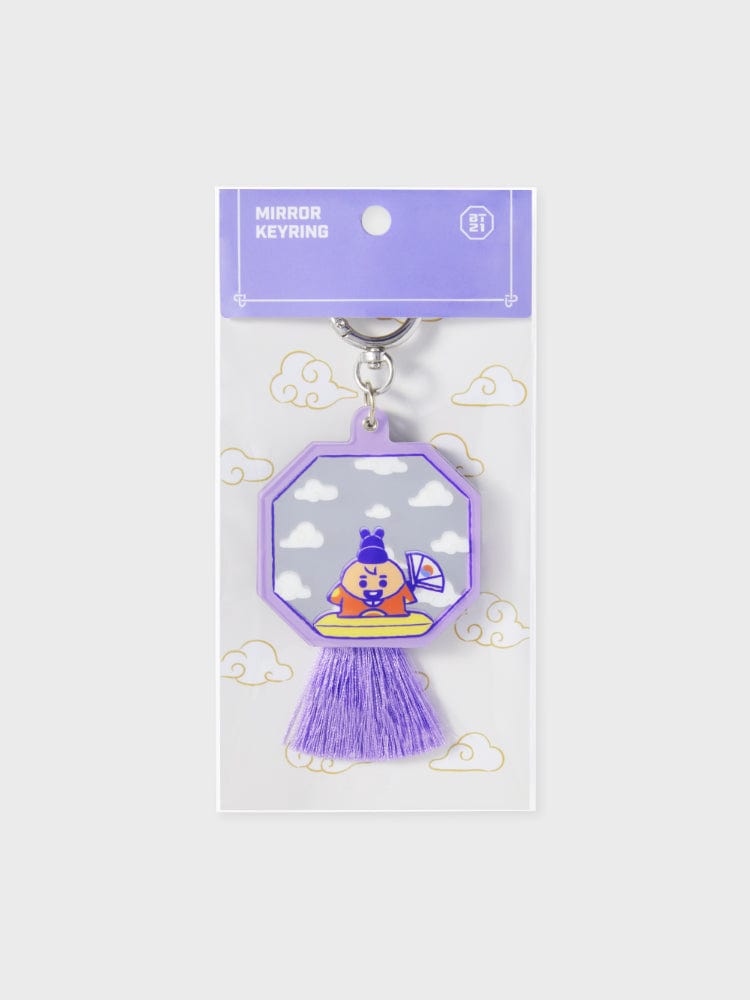 BT21 SHOOKY BABY MIRROR KEYRING K-EDITION ver.2