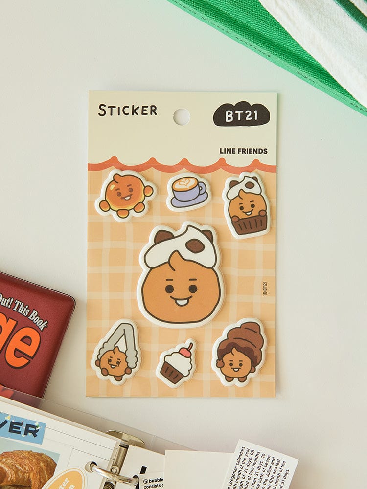 BT21 SHOOKY BABY STICKERS BAKERY SHOP