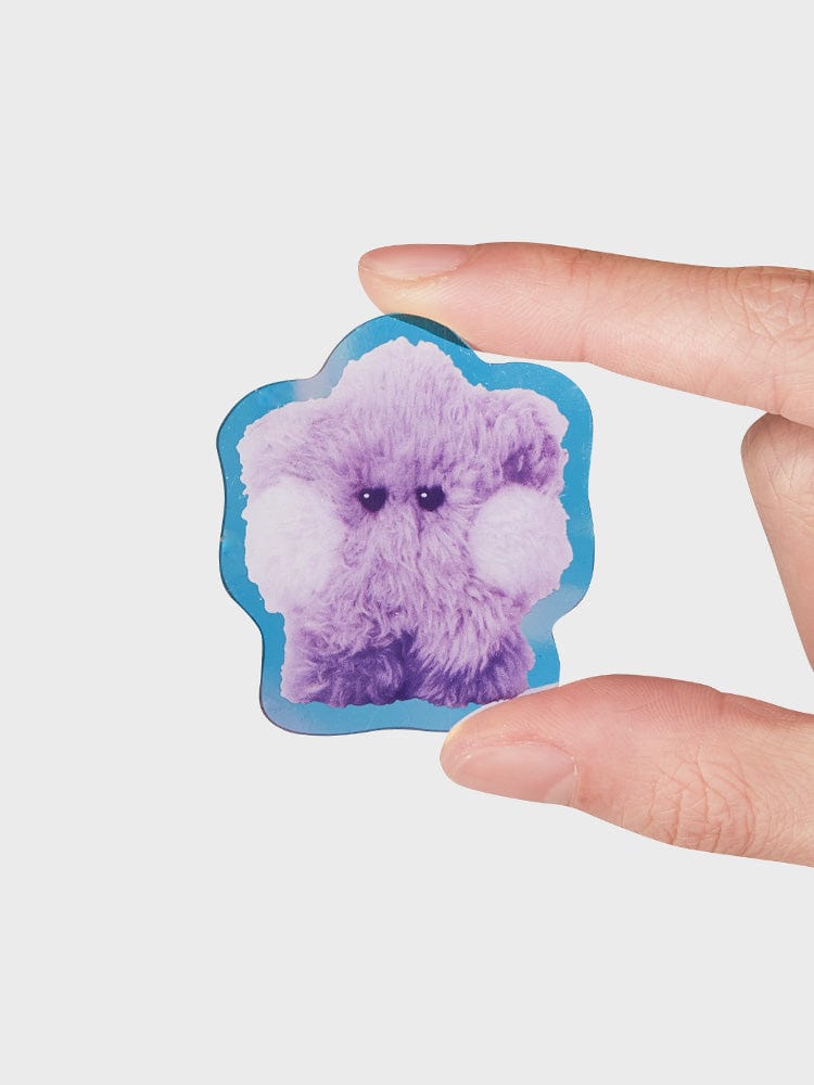 BT21 SHOOKY minini ACRYLIC MAGNETIC CLIP PURPLE OF WISH EDITION