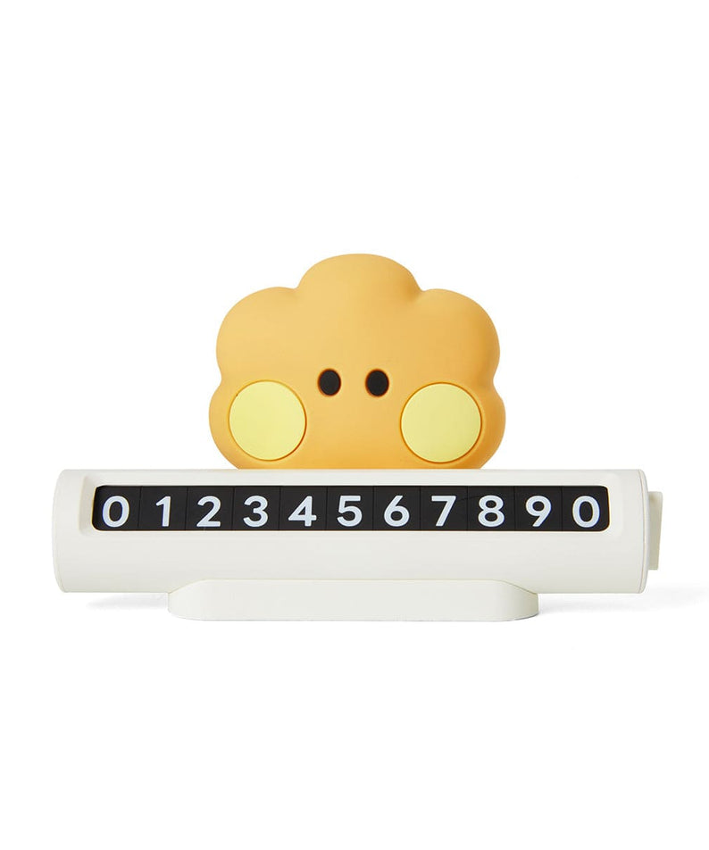 BT21 SHOOKY minini PARKING PHONE NUMBER PLATE